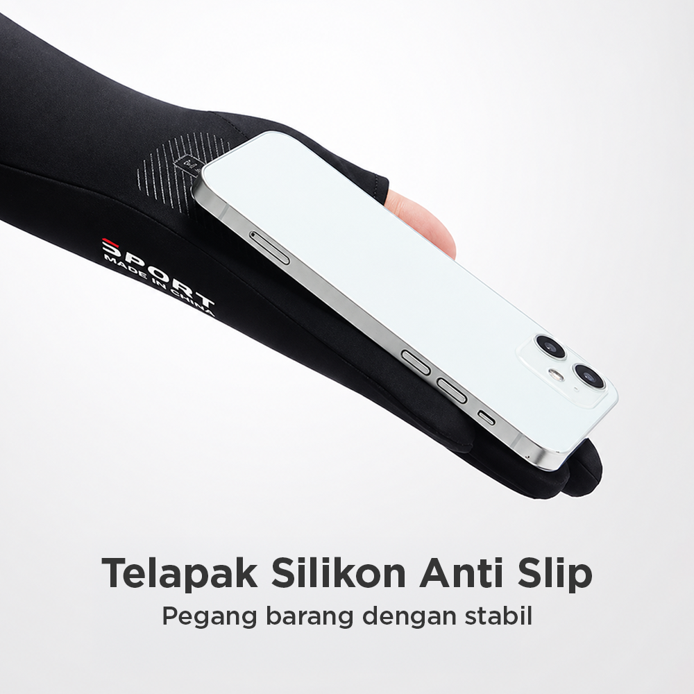 YXST Sarung Tangan Panjang Manset Sleeve Two Fingers Sunscreen Spandex - SP10 Gambar produk YXST Sarung Tangan Panjang Manset Sleeve Two Fingers Sunscreen Spandex - SP10 - 3