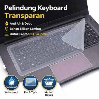 Gambar produk Erilles Silicone Keyboard Cover for Macbook and Windows Laptop 13-14 Inch - H5