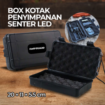 TaffGUARD Box Kotak Penyimpanan Plastik Senter LED 20x11x5.5cm - FN05