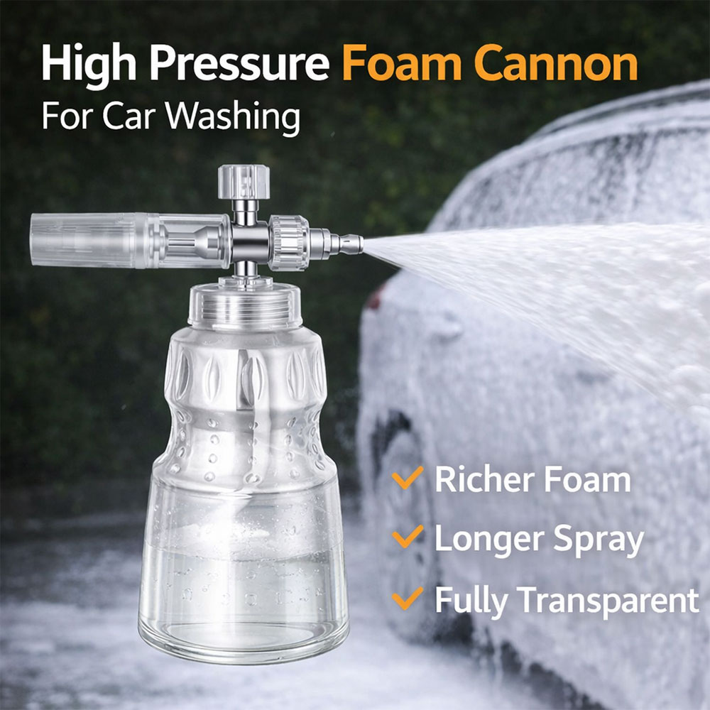 Karcher Semprotan Cuci Mobil Foam Lance Gun Car Wash Cannon Sprayer 1L - SL-K-710 Gambar produk Karcher Semprotan Cuci Mobil Foam Lance Gun Car Wash Cannon Sprayer 1L - SL-K-710