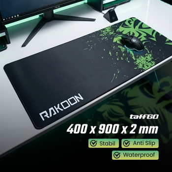 Gambar produk TaffGO Mouse Pad Gaming XL Anti Slip Desk Mat 400x900x2mm Speed - LS