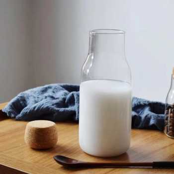 Gambar produk HUFFA Bottle Glass Cork Sealed Jar Storage Teh Kopi Jus Multifungsi 600ml - YS-8080