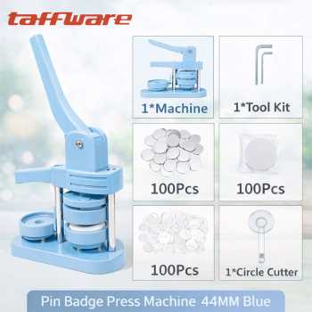 Taffware Mesin Press Pin Bros Peniti Bulat Rotating Badge Button Maker - SG-168