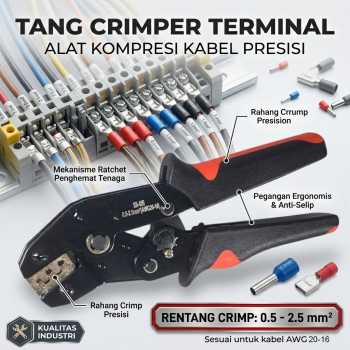 CINLINELE Tang Crimper Terminal Cable Plier Compression Tool - SN-48B
