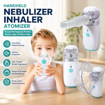 Wantobie Alat Terapi Pernapasan Handheld Nebulizer Inhaler Atomizer - ZH-N3