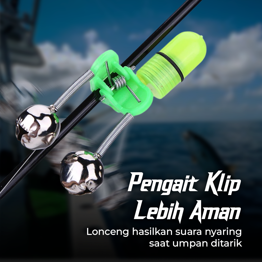 LUMOIS Lampu Pancing Joran LED Lonceng Luminous Waterproof - LM-10 Gambar produk LUMOIS Lampu Pancing Joran LED Lonceng Luminous Waterproof - LM-10 - 4
