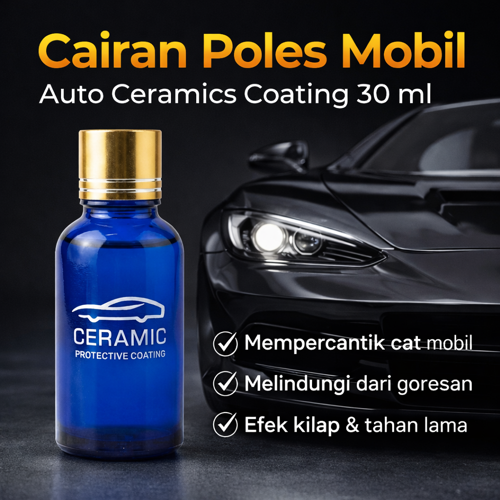 PROCOAT Poles Mobil Auto Ceramics Coating Liquid Anti Scratch 9H 30ml - P9H Gambar produk PROCOAT Poles Mobil Auto Ceramics Coating Liquid Anti Scratch 9H 30ml - P9H