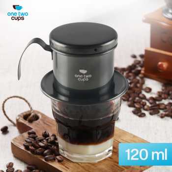 One Two Cups Vietnam Drip Coffee Filter Saringan Kopi Sekrup 120ml - PF-304