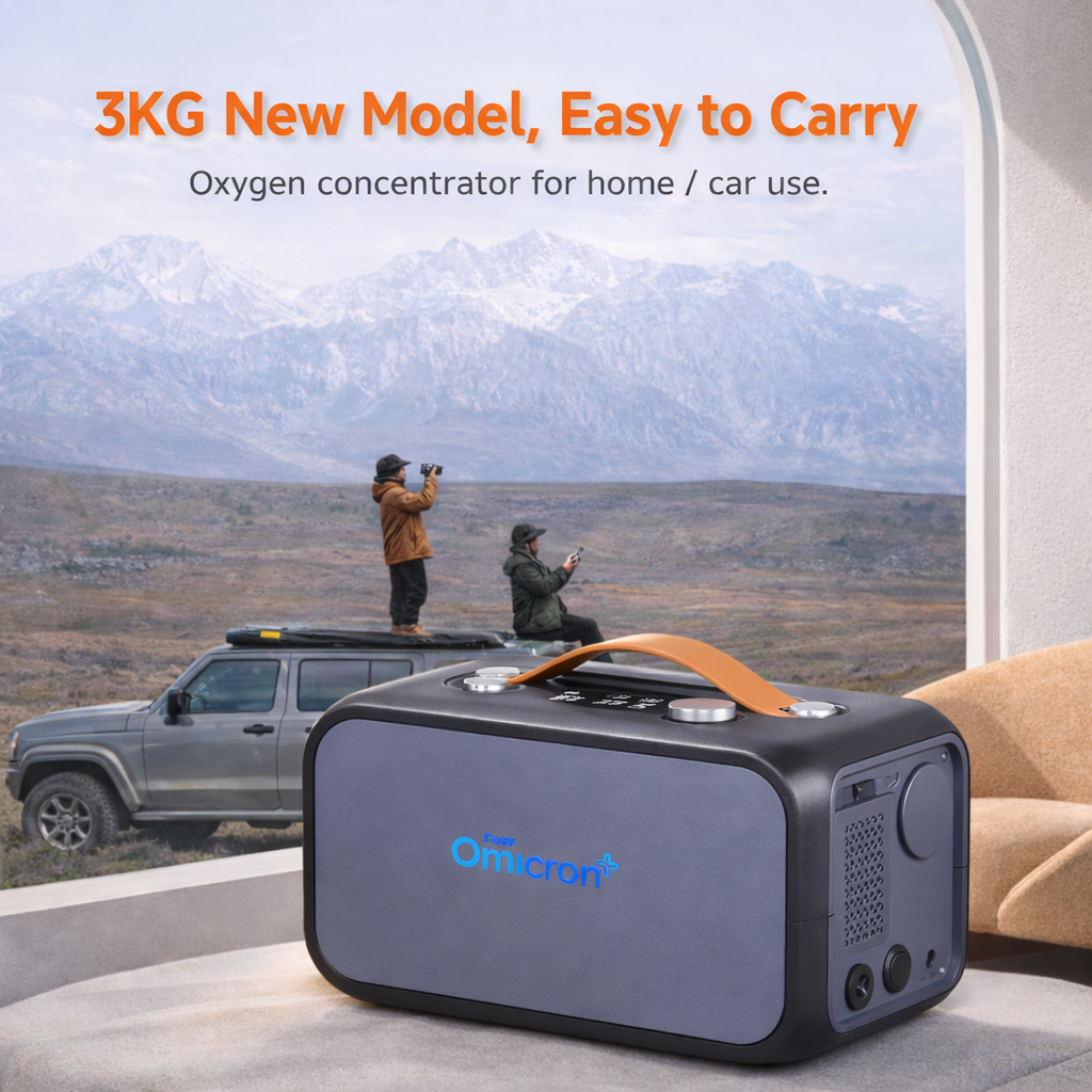 Gambar produk TaffOmicron Konsentrator Oksigen Portable Car Oxygen Concentrator 7L - YK-H600
