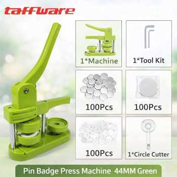 Taffware Mesin Press Pin Bros Peniti Bulat Rotating Badge Button Maker - SG-168