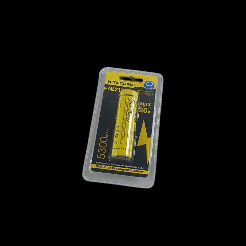 Gambar produk NITECORE Baterai Isi Ulang 21700 Li-Ion Button Top 5300mAh 3.6V 1 PCS - NL2153HP