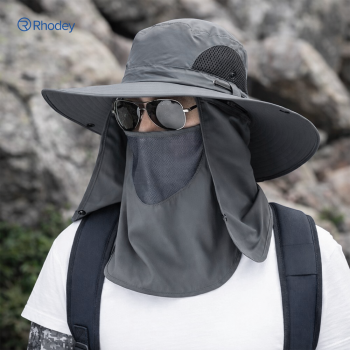 Rhodey Topi Rimba Outdoor Anti UV Waterproof Boonie Hat Polyester - JN335 image