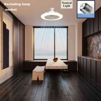 Gambar produk JOYINLED Kipas Angin Gantung Lampu LED 3in1 Color with Remote Control - JY217