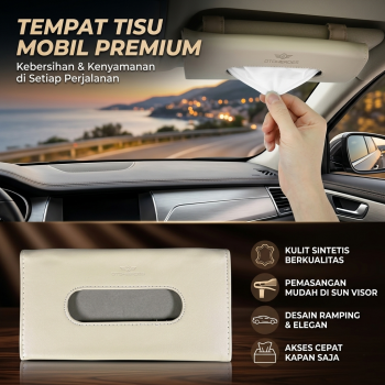 OTOHEROES Tempat Tisu Mobil Sun Visor Hanging Tissue Organizer Case - EA311