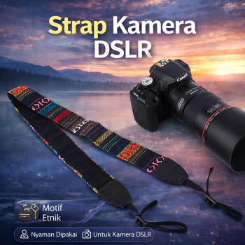 Strap Kamera DSLR Model Vintage Bahan Nilon 74cm - LC-006