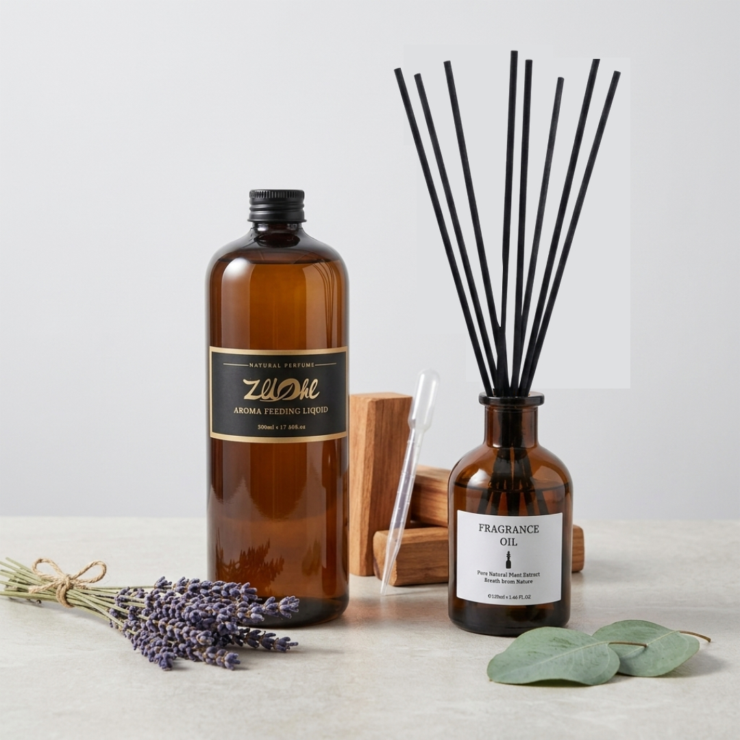 ZUOHE Pengharum Ruangan Reed Diffuser Minyak Aromatherapy 500ml Shangri-La - DF-155 Gambar produk ZUOHE Pengharum Ruangan Reed Diffuser Minyak Aromatherapy 500ml Shangri-La - DF-155 - 5