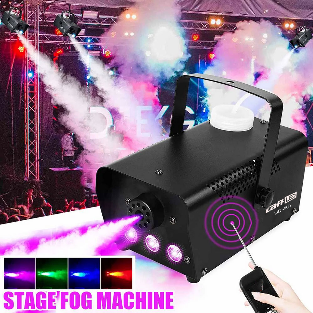 Gambar produk TaffLED Sistem Fogger Panggung Stage Machine Ejector with RGB LED - KY-LED500 - 3