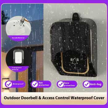 EMILEE Rain Cover Bel Pintu Wireless Door Bell Protection Waterproof - E88