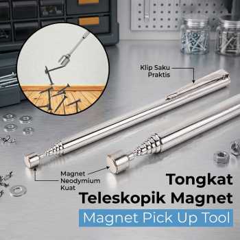 HELTC Tongkat Telescopic Magnet Pick Up Tool Rod Stick - GJ0348