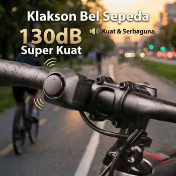 LOUHO Klakson Bel Sepeda Elektrik Bike Loud Horn 5 Sounds 130dB - A08