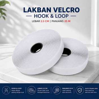 HAFINE Lakban Velcro Hook and Loop Magic Nylon Sticker - ZNK100