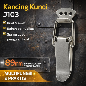 Taffware Kancing Kunci Kait Grendel Spring Loaded Toggle Latch Hasp - KAK-J