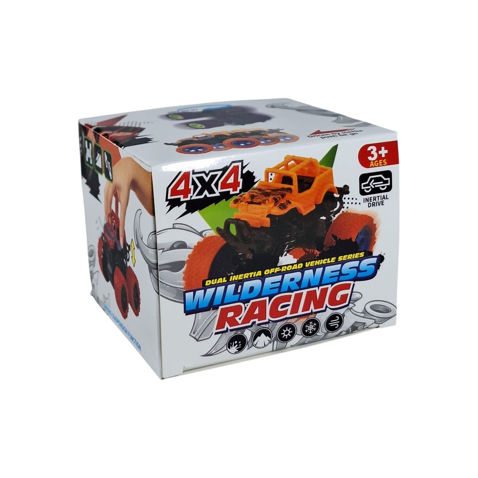 Monster Zap Mainan Mobil Jip Off Road 4 Drive Inertial Bigfoot - JW689 Gambar produk Monster Zap Mainan Mobil Jip Off Road 4 Drive Inertial Bigfoot - JW689 - Kemasan