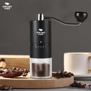 One Two Cups Alat Penggiling Kopi Manual Coffee Grinder Adjustable - G5