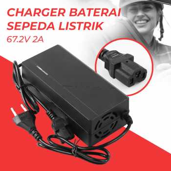 Gambar produk Deek-Robot Adaptor Charger Baterai Converter Sepeda Listrik 67.2V 2A - 60V2A