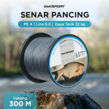 TaffSPORT Senar Tali Pancing 4 Braided Fishing Line Strong PE 300M - DM3