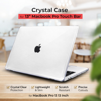 ZVRUA Crystal Case for Macbook Pro 13 Inch A2251 A2289 A2338 - ZV01