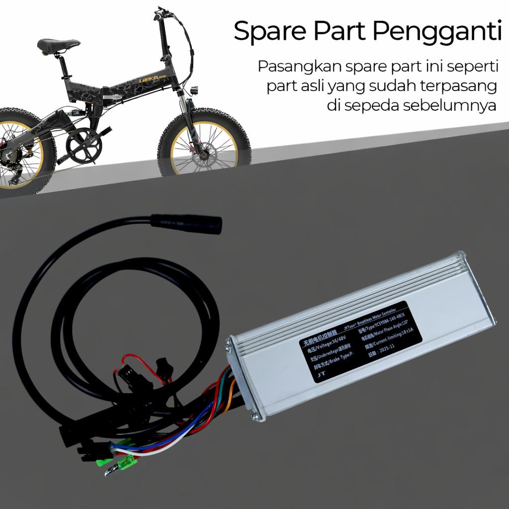Lankeleisi Spare Part Motor Controller for Lankeleisi X3000 Plus - YCSY084-140-48C6 Gambar produk Lankeleisi Spare Part Motor Controller for Lankeleisi X3000 Plus - YCSY084-140-48C6
