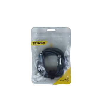 Gambar produk ESSAGER Kabel Data Type C to Type C QC 3.0 Fast Charging LED 5A 100W 2M - ES-X15