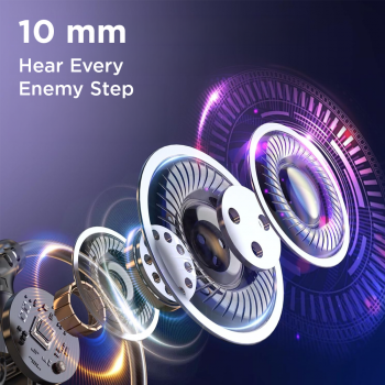 Gambar produk VAORLO Earphone Gaming Wired Type C HiFi Surround Sound Detachable Mic - G62 - 2