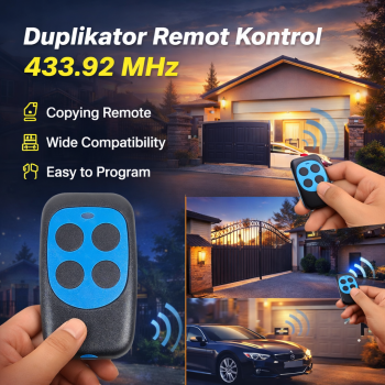 Kebidu Duplikator Remot Kontrol Garasi Gerbang Rolling Gate 433.92 MHz - KB90