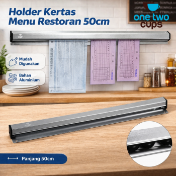 One Two Cups Holder Gantungan Kertas Pesanan Restoran Menu Order Bill - JWA9