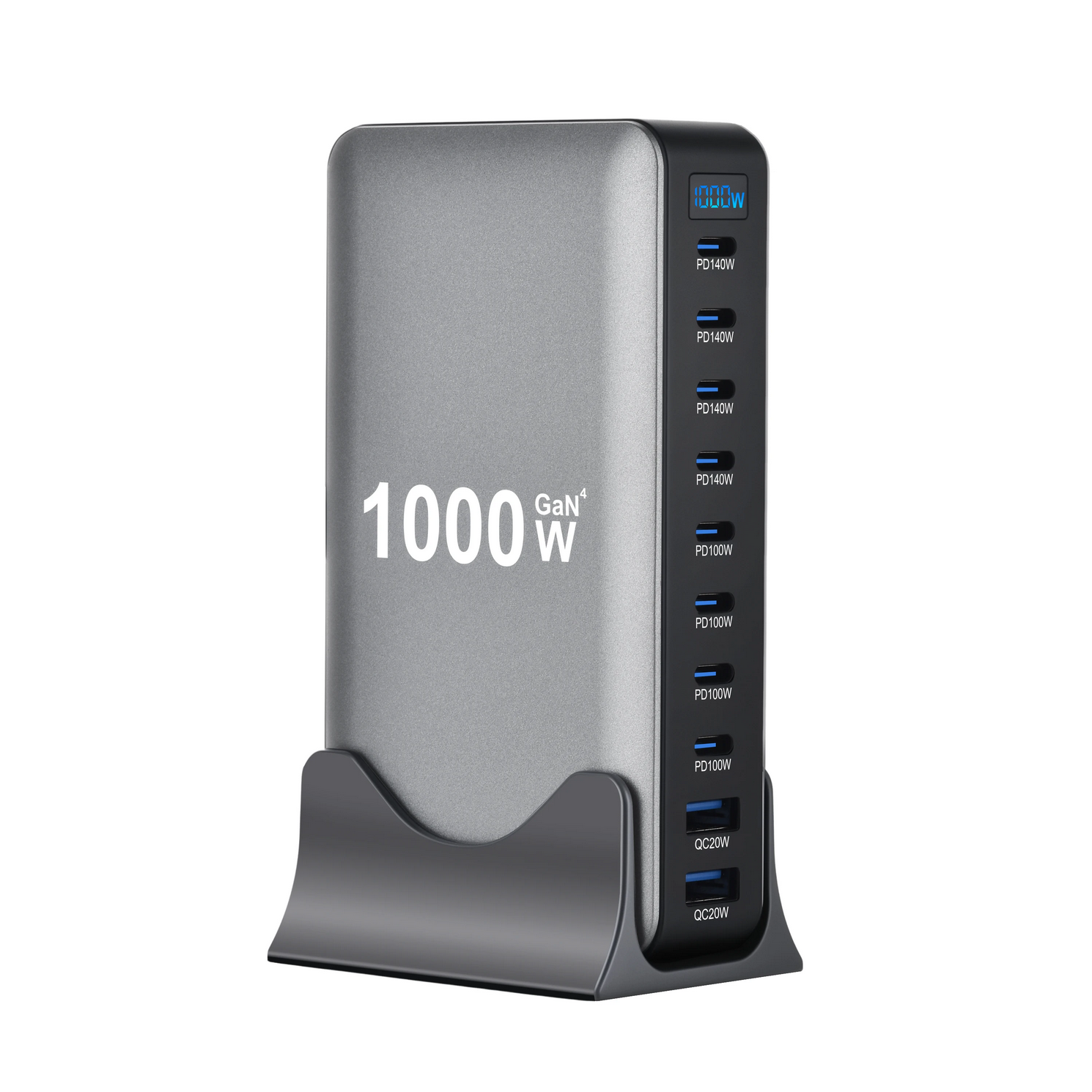 Gambar produk Taffware Charger Station Fast Charging USB Type C GaN3 10 Port 1000W - YMX-1000W
