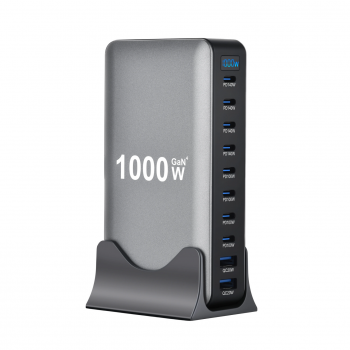 Gambar produk Taffware Charger Station Fast Charging USB Type C GaN3 10 Port 1000W - YMX-1000W