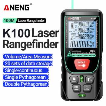 ANENG Meteran Laser Digital Distance Meter Rangefinder High Precision