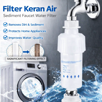 Gambar produk BTWOON Water Filter Keran Air Penyaring Kotoran Mesin Cuci Shower - CO94