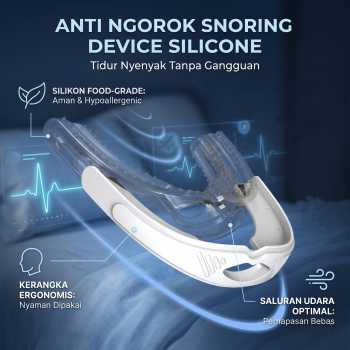 VILECO Alat Anti Ngorok Mendengkur Snoring Device Silicone Ergonomic - YJK100