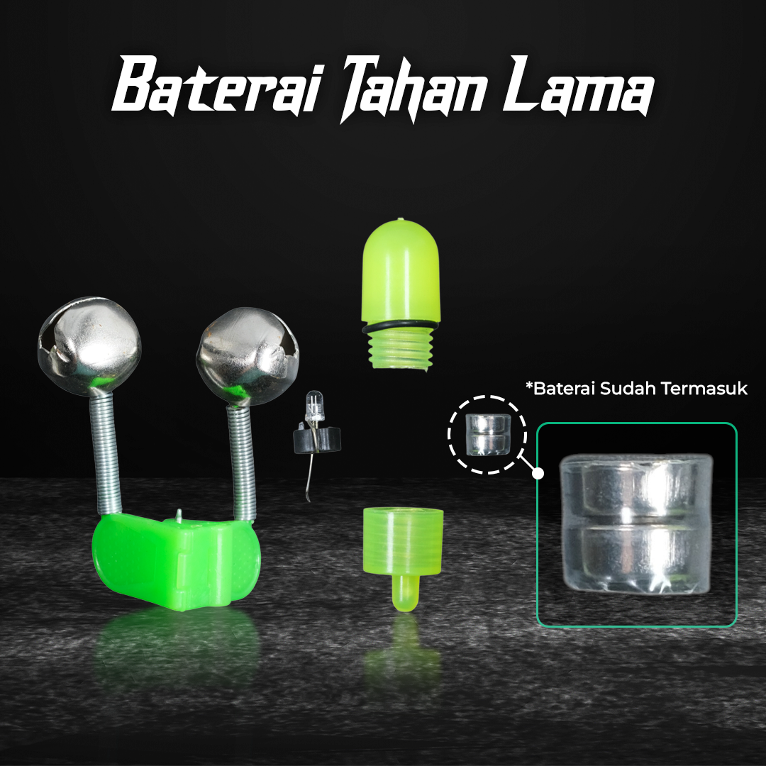 LUMOIS Lampu Pancing Joran LED Lonceng Luminous Waterproof - LM-10 Gambar produk LUMOIS Lampu Pancing Joran LED Lonceng Luminous Waterproof - LM-10 - 5