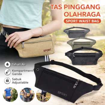 Gambar produk KIWI Tas Pinggang Olahraga Lari Unisex Canvas Sport Phone Bag Running - KW206