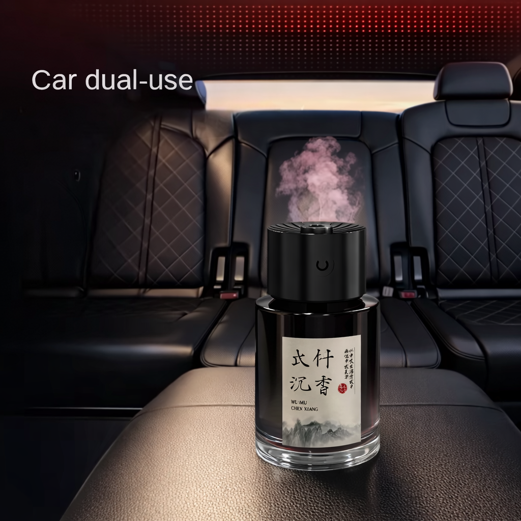 ELYSIAN Diffuser Pengharum Mobil Car Home Aromatherapy 3 Mode 140ml Ebony Agarwood - CAS-02 Gambar produk ELYSIAN Diffuser Pengharum Mobil Car Home Aromatherapy 3 Mode 140ml Ebony Agarwood - CAS-02