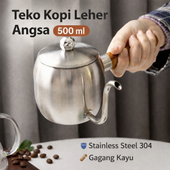 Mrs Win Teko Kopi Leher Angsa Gooseneck Pour Over Drip Kettle - TC-50