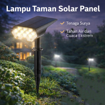 Lingking Lampu Taman Hias Tancap Solar Panel Waterproof - TS-G2204