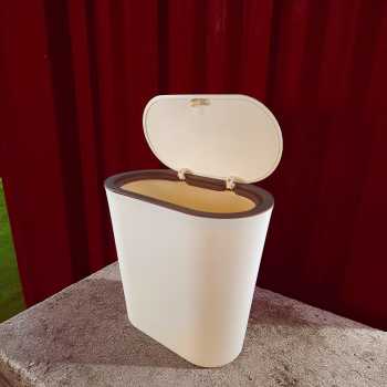 Gambar produk SONGYA Tempat Sampah Minimalis Trash Bin Press Type with Lid - SY-E25201 - 2