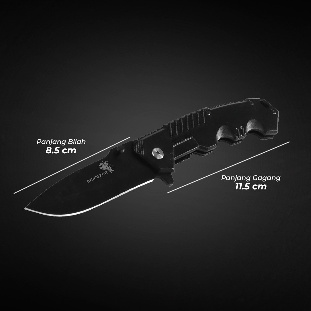 KNIFEZER Pisau Lipat Tactical Folding Knife Survival Camping EDC - SR-ZDD1 Gambar produk KNIFEZER Pisau Lipat Tactical Folding Knife Survival Camping EDC - SR-ZDD1