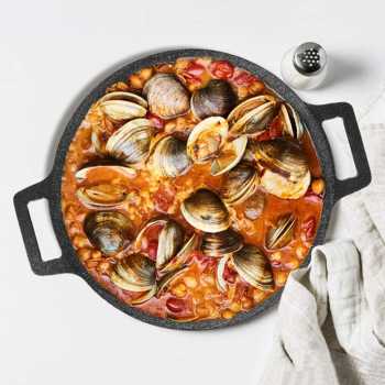 Gambar produk Rotisserie Wajan Penggorengan Wok Pan Anti Lengket 33cm - C0045