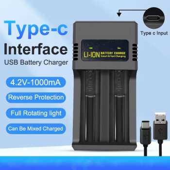 CONGDI Charger Baterai 18650 26650 14500 16340 4.2V 18W with LED - MS-5D81H/MS-5D82H